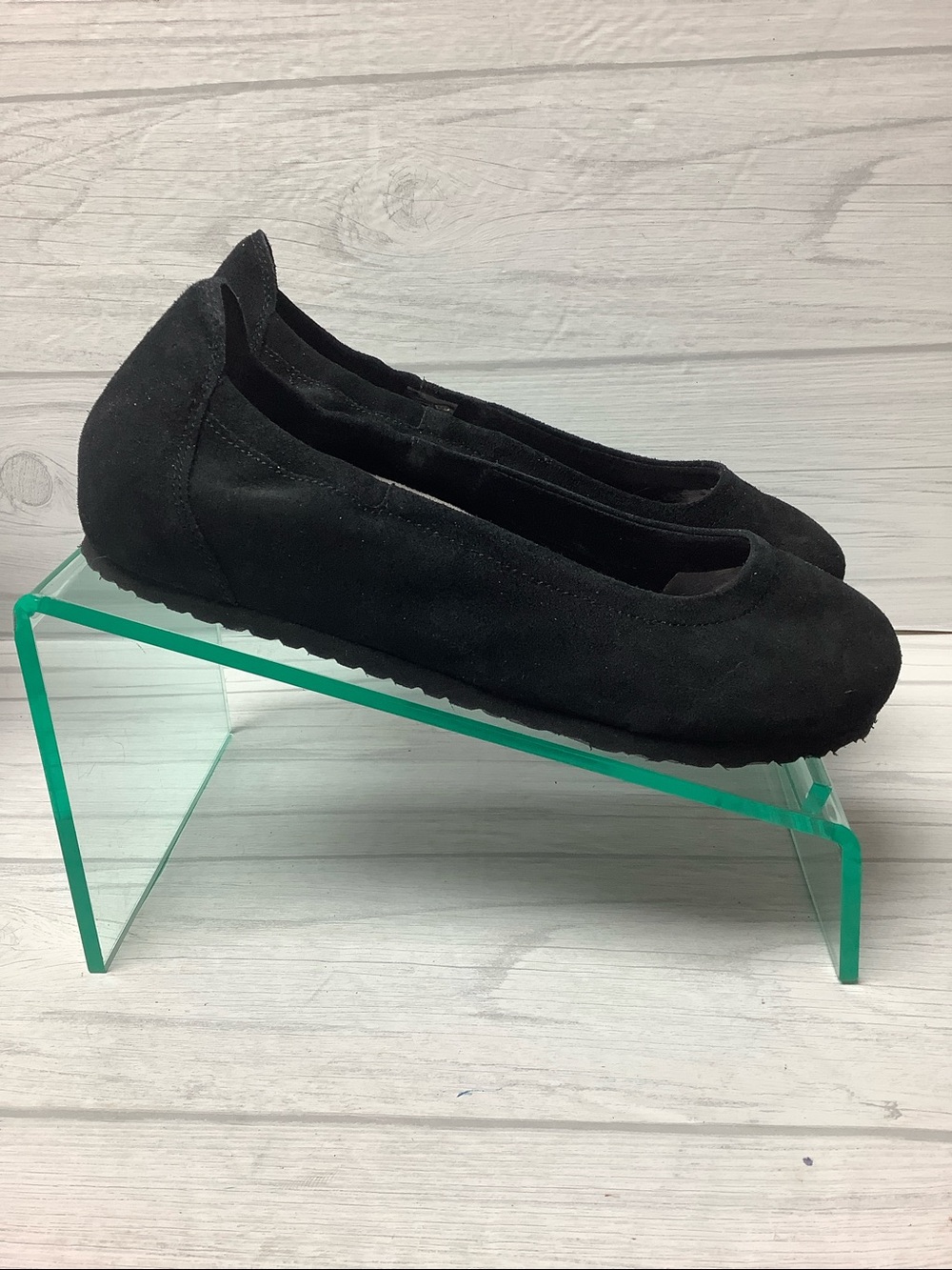 Birkenstock Suede Slip-On Ballet Flats - Picture 3 of 9